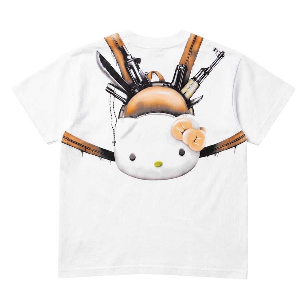 Hell Kitty Cropped Tee White
